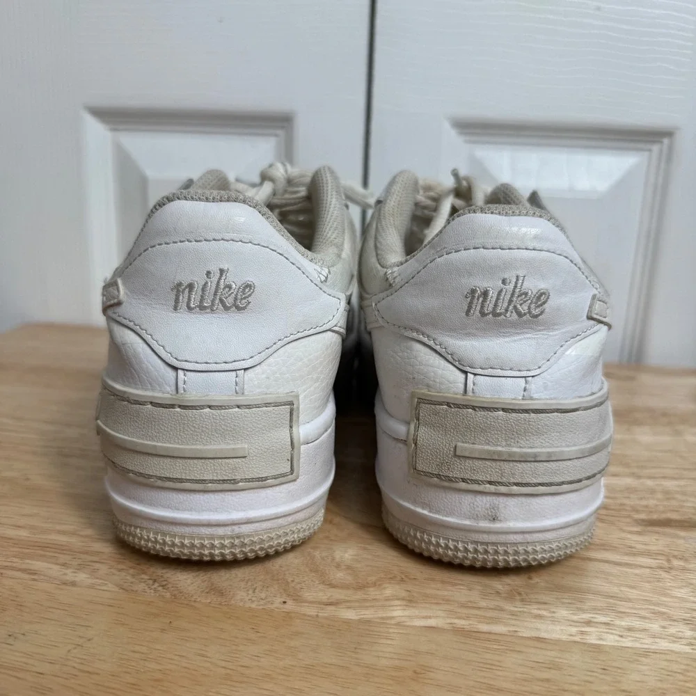 Nike Air Force 1 Shadow Size 8 White Platform Chunky Streetwear Sneakers CI0919